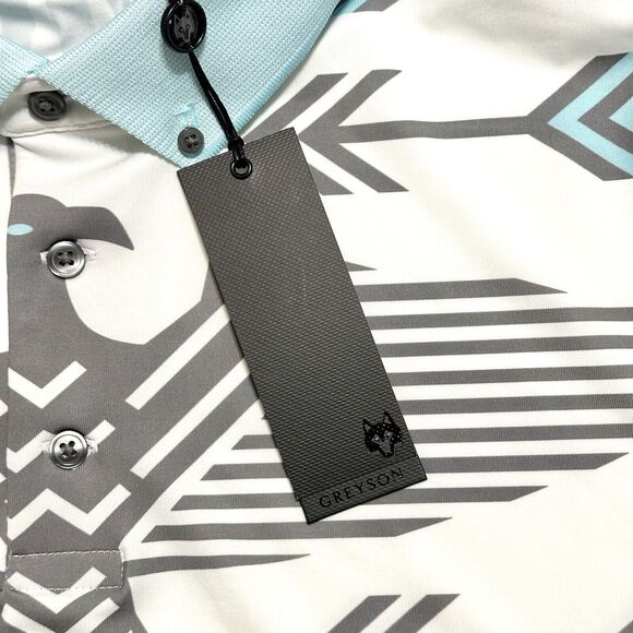 Greyson Golf Performance Fabric Rocky Mountain High Polo Golf Shirt NWT Size XL - Picture 5 of 10